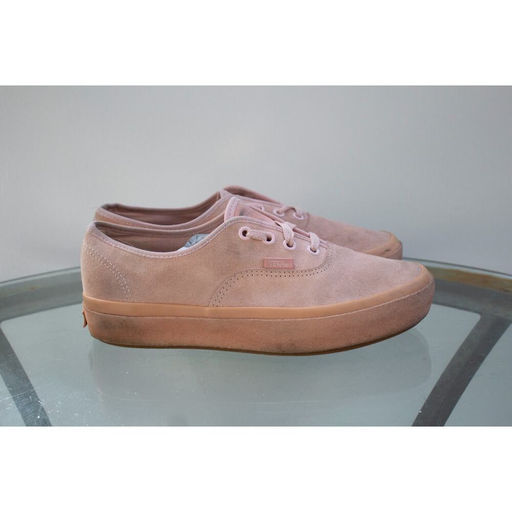 Vans Authentic Platform Suede Evening Sand Muted Clay Pink Size Men 7.5/ Women 9